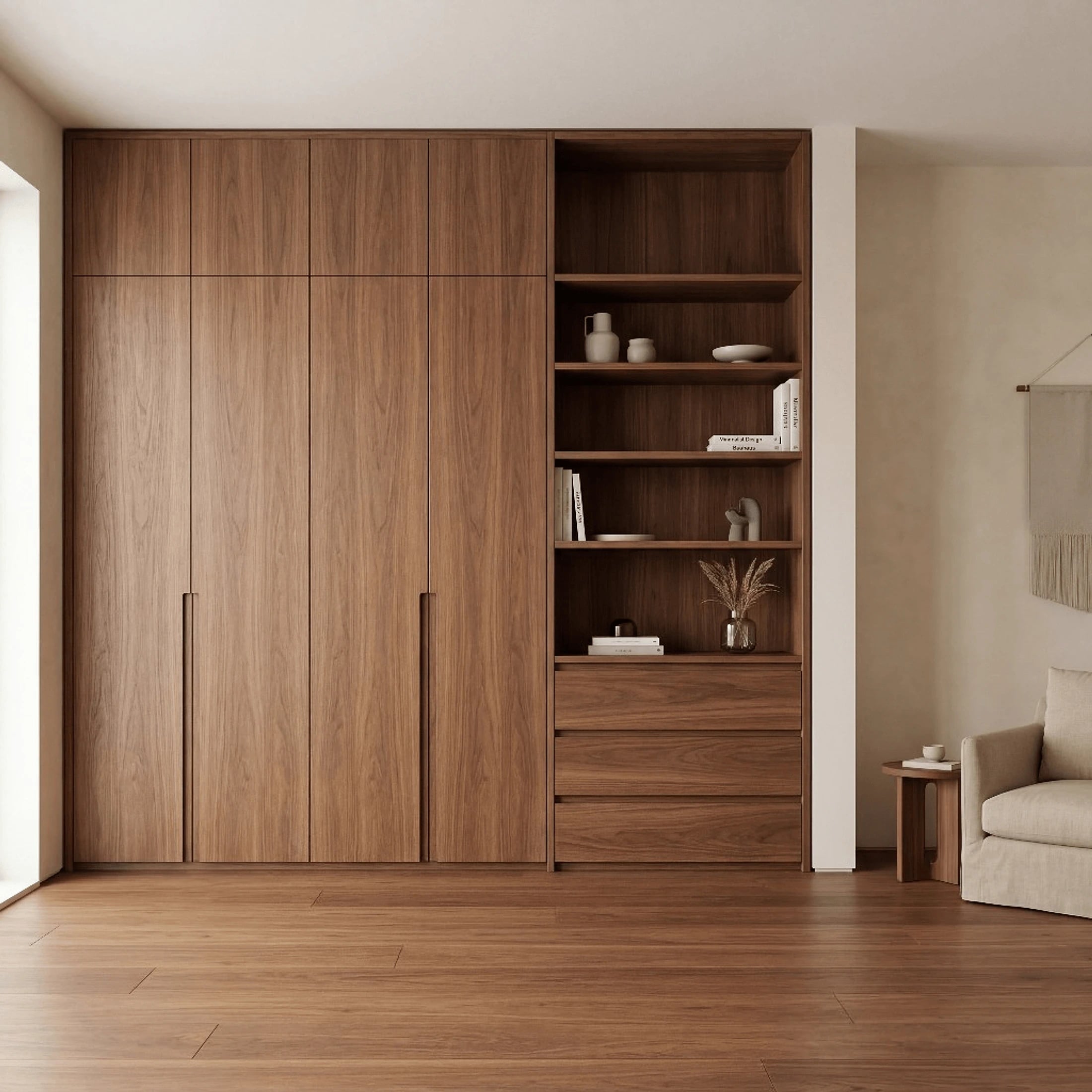 الأثاث المدمج والخزائن — Cardinal Hall