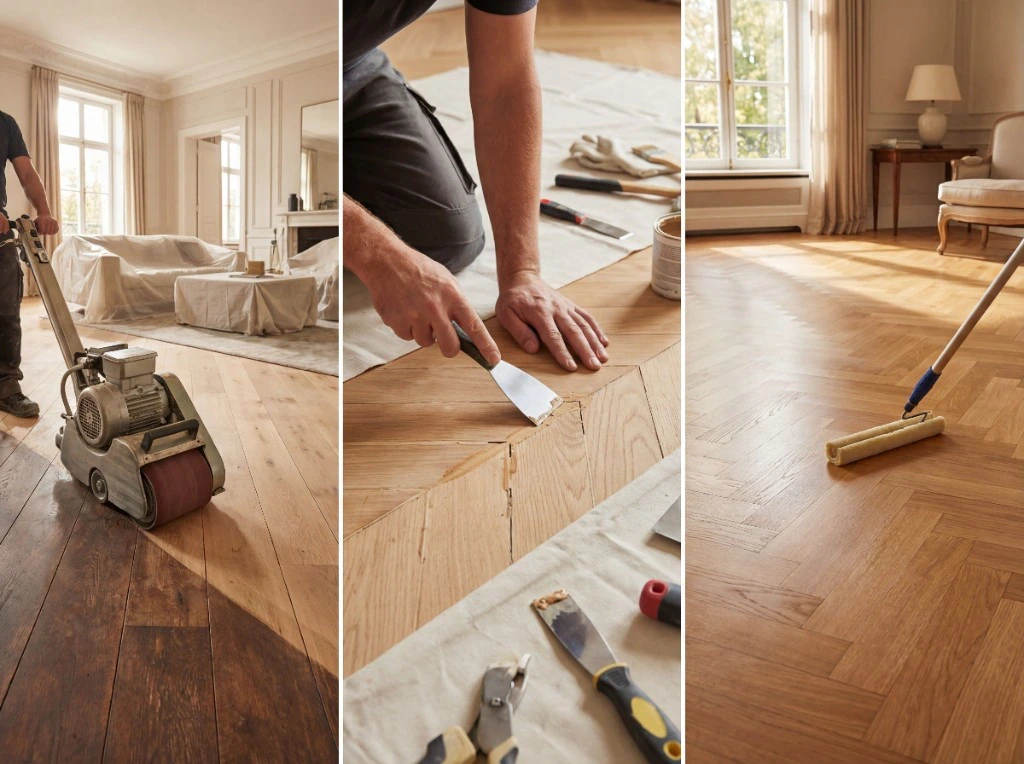 Parquet and solid flooring